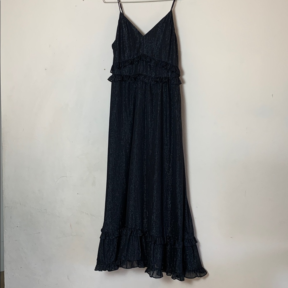 Madewell Shimmer Ruffle Cami Dress Size 2 - Picture 2 of 8